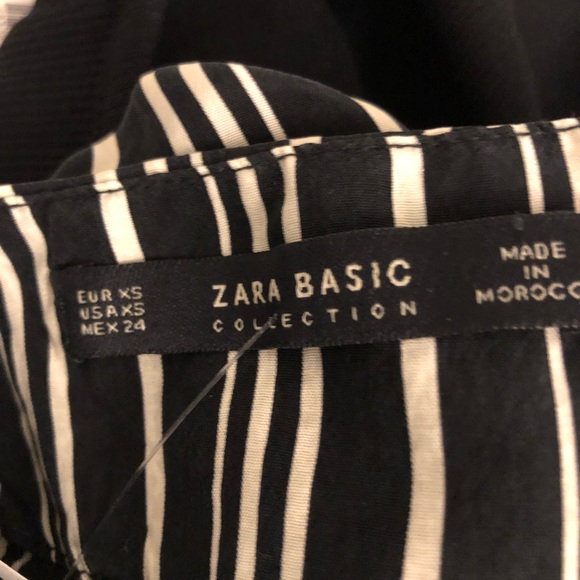Zara Basic Striped Miniskirt - Picture 5 of 5